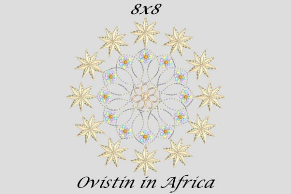 Enchanting Twirly Quilt Block and Flower