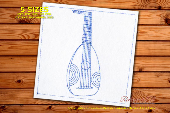 Lute Embroidery Design Review