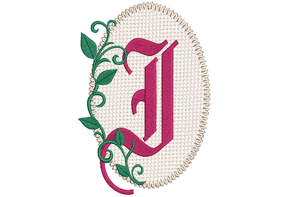 Olde English Monogram Letter I