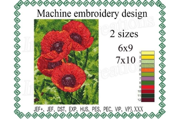 Photo Stitch Poppy: A Thoughtful Embroidery Choice for Meaningful Gifts