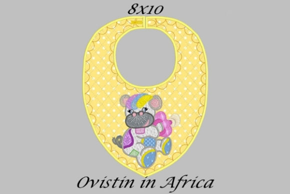 Yellow Baby Hippo Bib