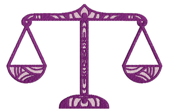 Zodiac Libra, Mandala Style
